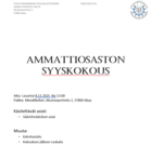 Syyskokous 8.11.2025