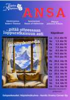 Ammattiosasto tarjoaa 1 lippu/jäsen Toijalan Näyttämön jännityskomediaan "Ansa" . Esitykset 21.2.2026 - 11.4.2026 Toijalan Sampolassa