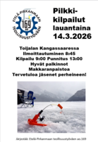 Pilkkikisat Toijalan Kangassaaressa 14.3.2026