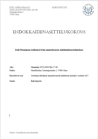 Ehdokkaidenasettelukokous ma 19.10.2026 klo 17. Metallikellarilla.
Asetetaan ehdokkaat ammattiosaston hallituksen jäseniksi vuodelle 2027.
Kahvitarjoilu, tervetuloa!